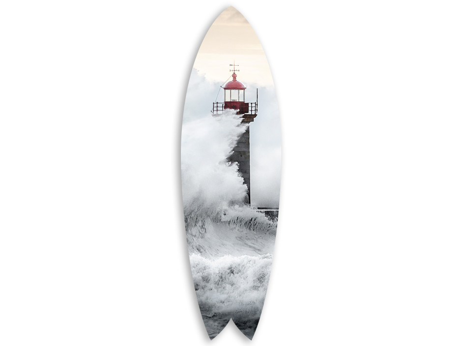 Planche de surf déco Phare de Bretagne