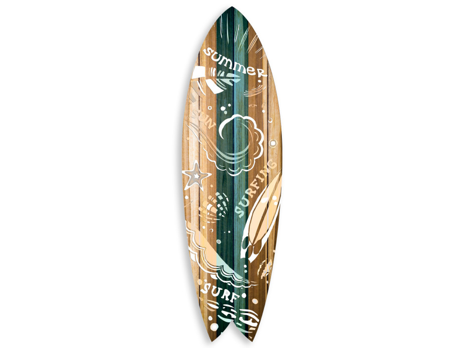 Planche de surf décorative Summer Surfing