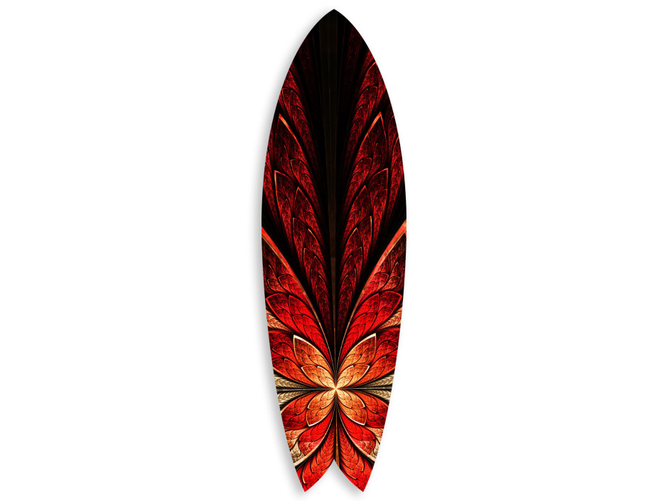 Planche de surf déco Abstract Flower