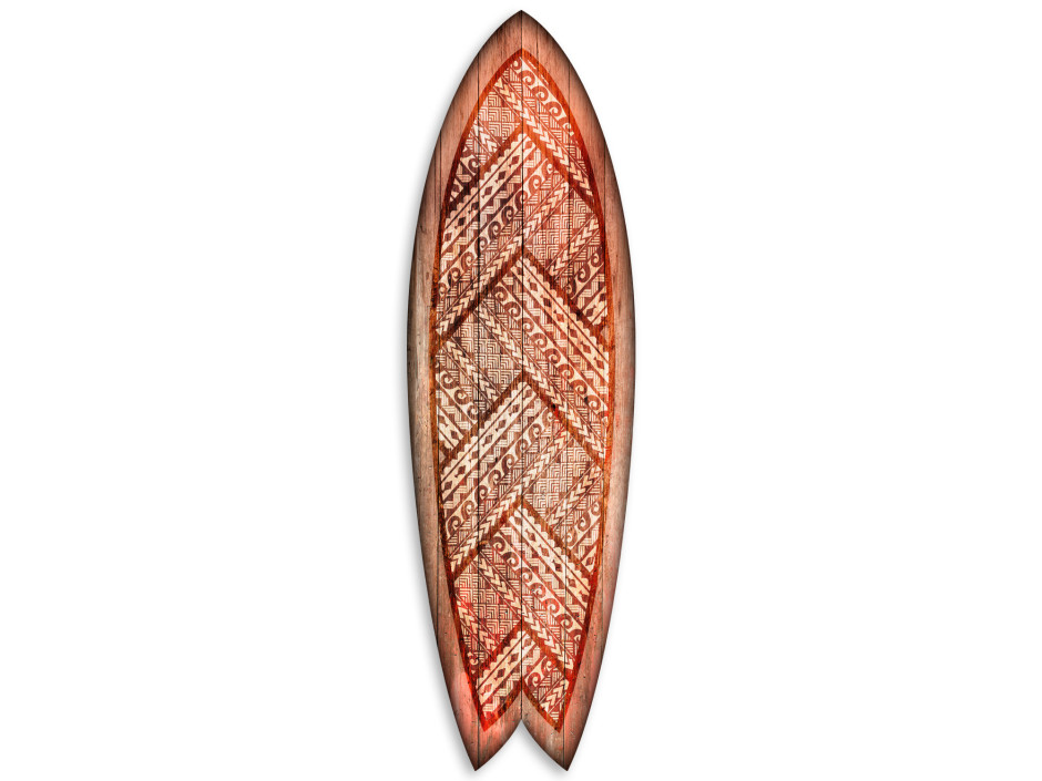 Planche de surf déco Maori Tattoo design Stimell Illustration
