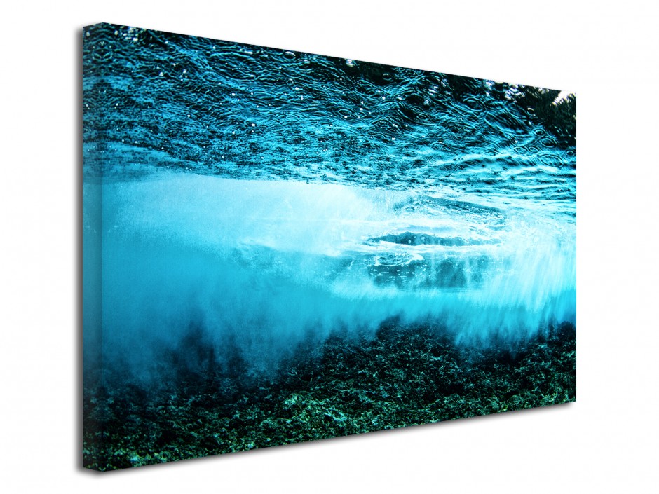 Tableau déco toile photo reef breaks