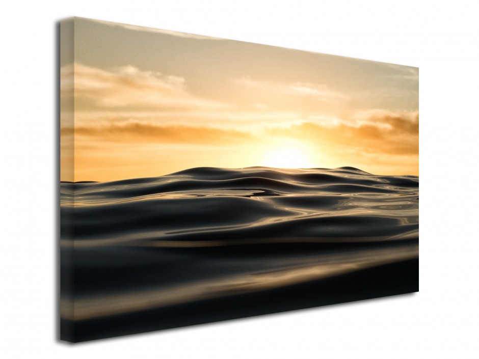 Tableau toile déco Water Sunset