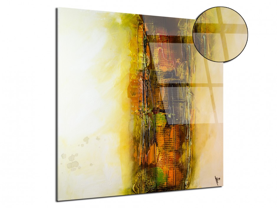 Tableau plexiglas imprimée design peinture