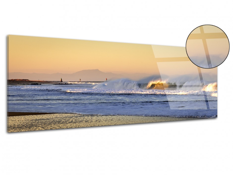 Tableau plexiglas Hossegor Sunrise