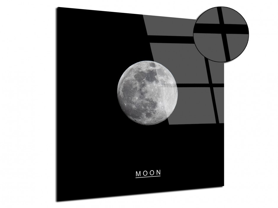 Tableau plexiglas imprimée Moon