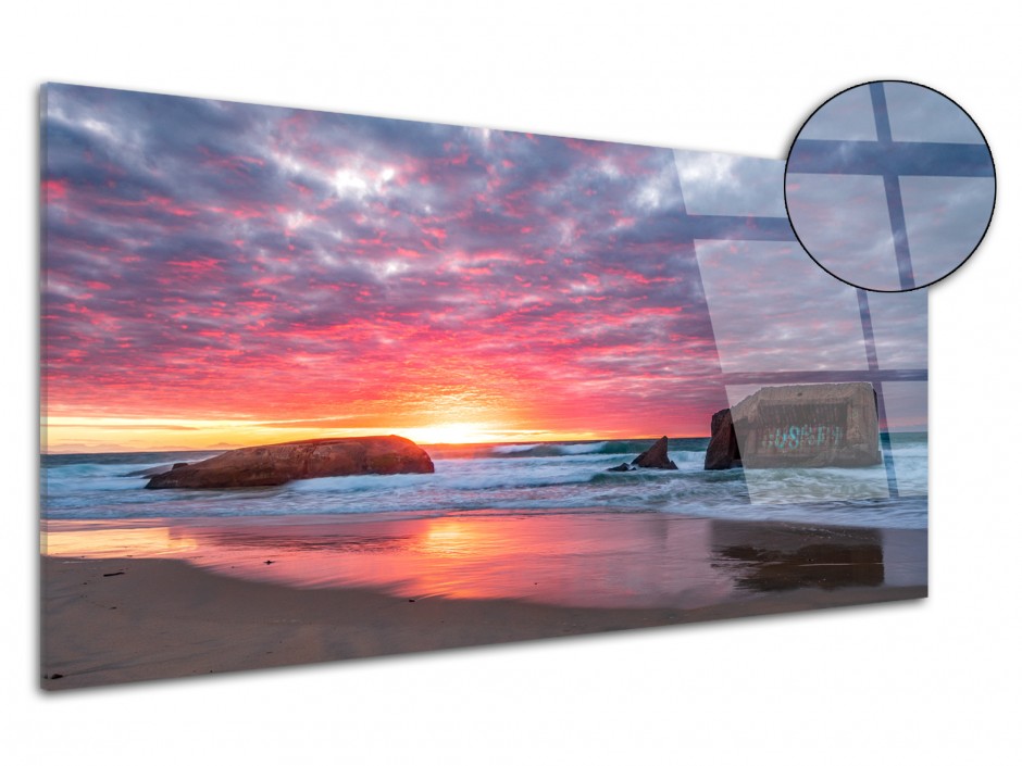 Tableau déco plexiglas Sunset