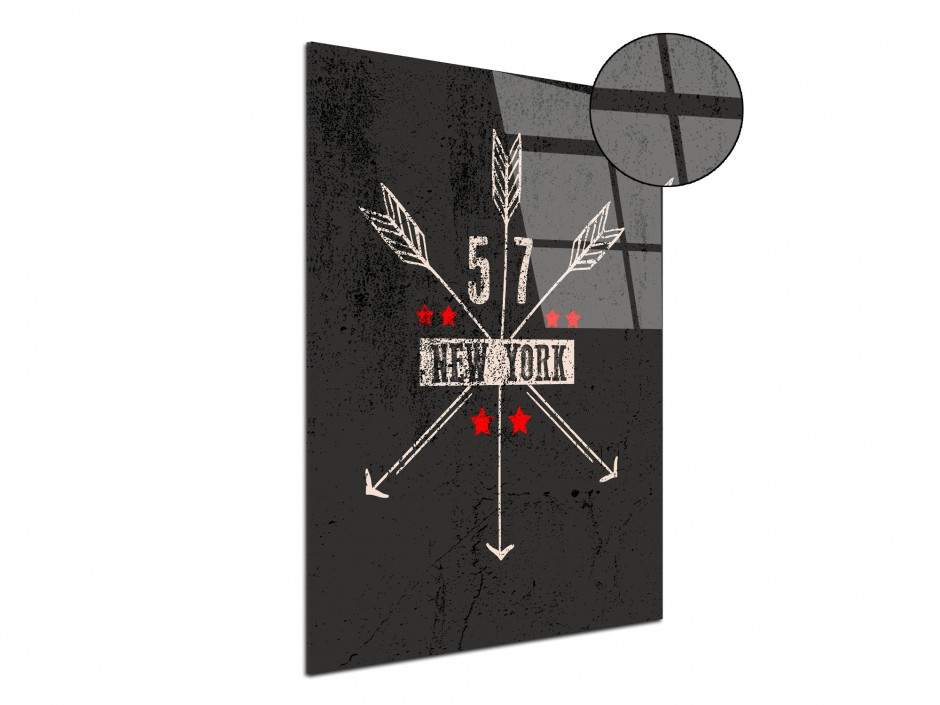 Tableau plexiglas déco New York Arrows