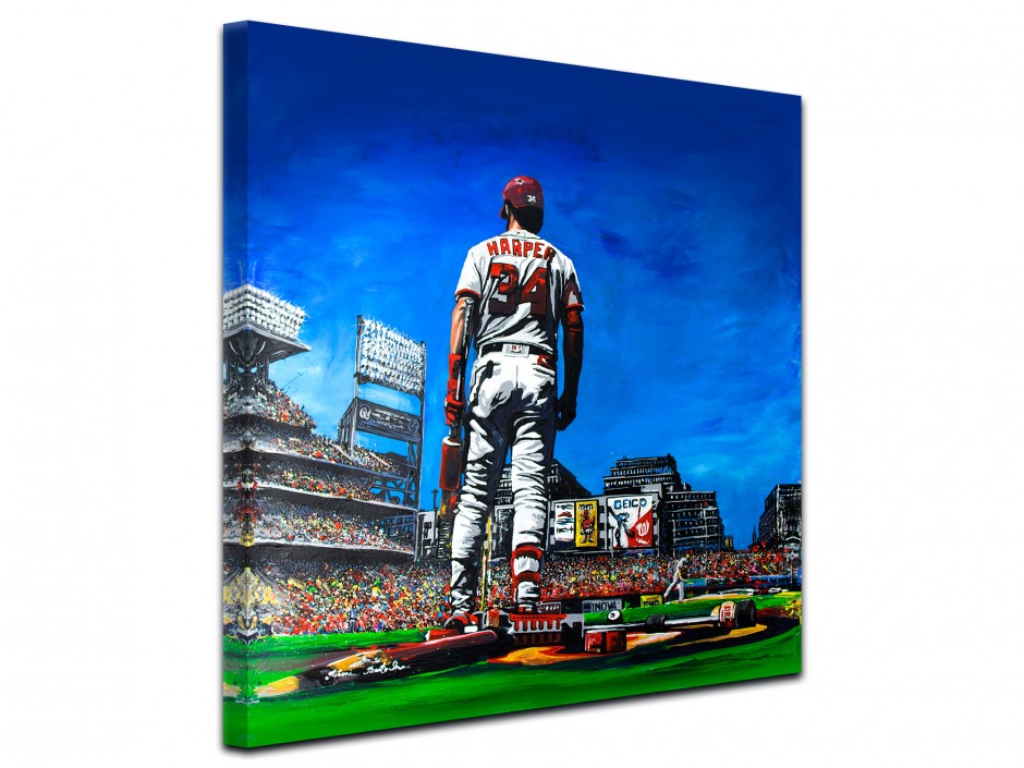 Tableau toile reproduction Baseball Stadium