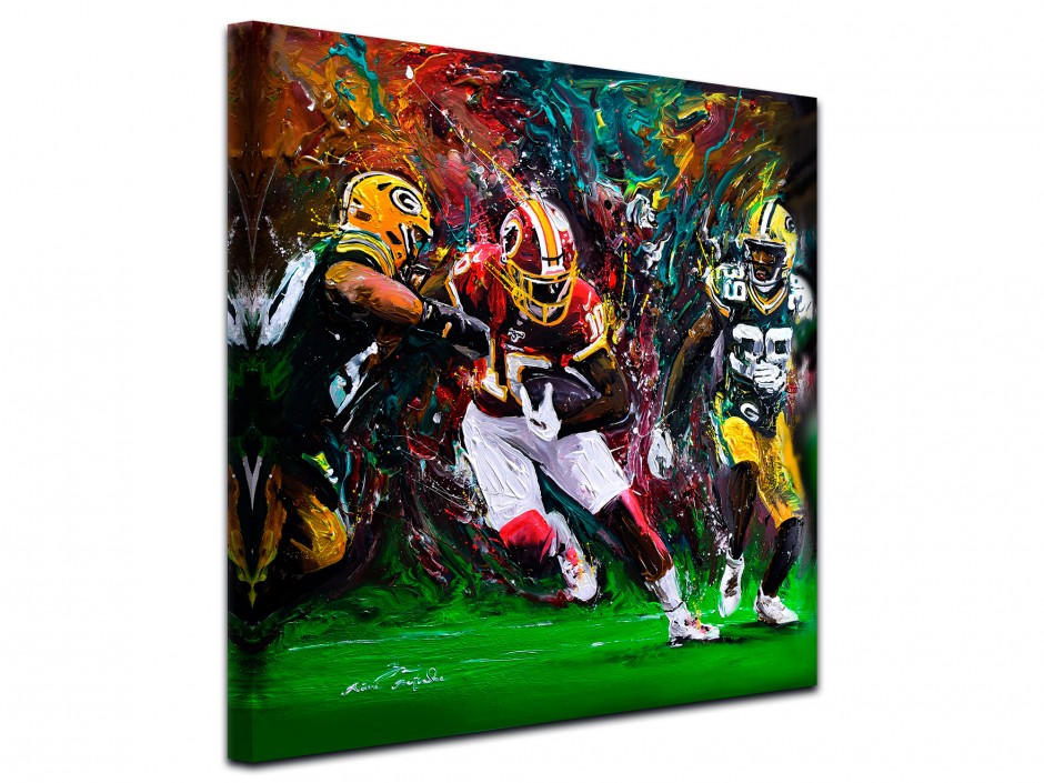Tableau toile reproduction Redskins