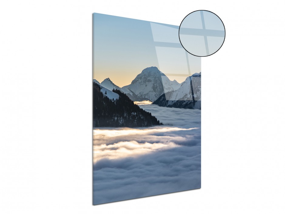 Tableau photo sur plexiglas montagne Trélod 1