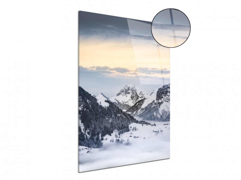 Tableau photo sur plexiglas montagne Trélod 2