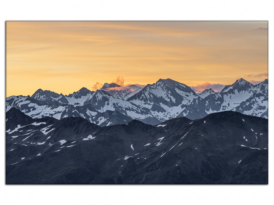 Tableau Aluminium déco montagne Vallée D'aspe