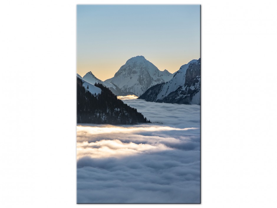 Tableau photo sur Aluminium montagne Trélod 1