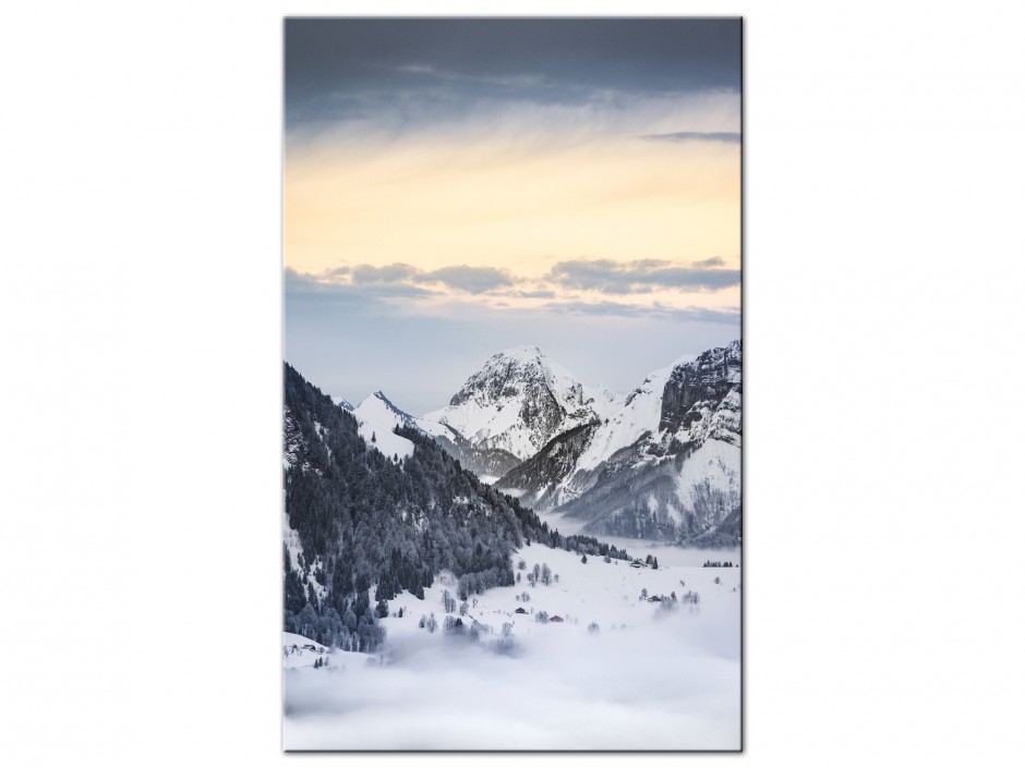 Tableau photo sur Aluminium montagne Trélod 2