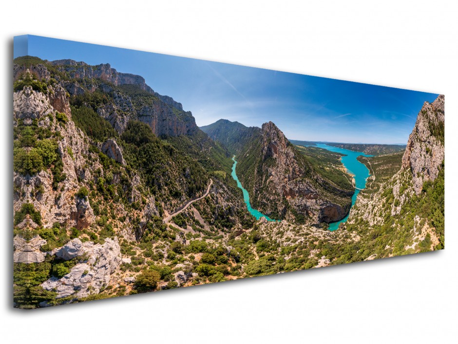 Tableau toile déco Panorama sur les Gorges du Verdon