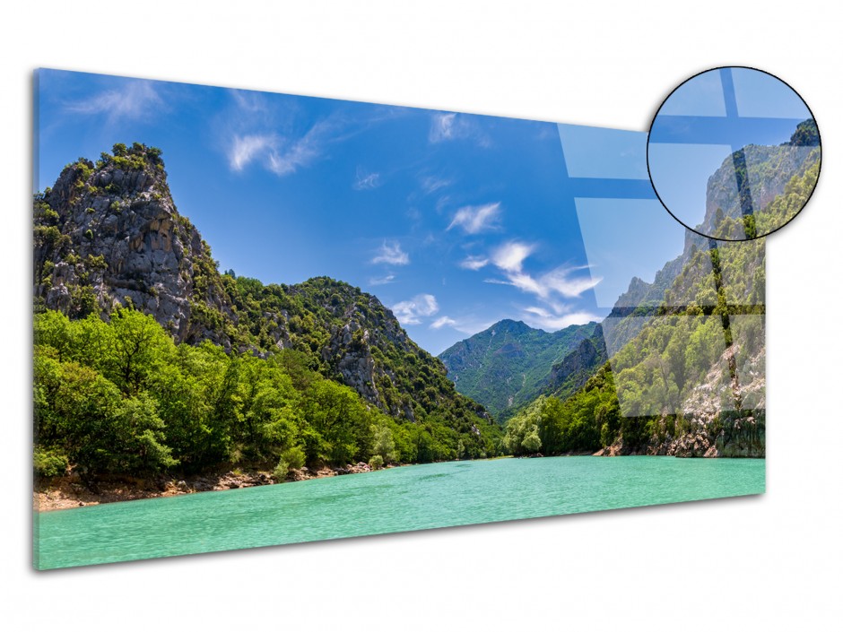 Tableau plexiglas déco dans les Gorges du Verdon