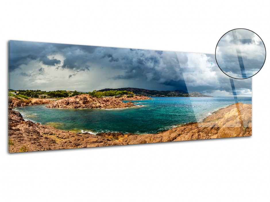 Tableau plexiglas panoramique paysage de St-Raphaël