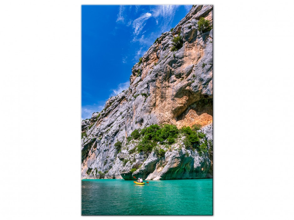 Tableau aluminium déco Balade dans les Gorges du Verdon