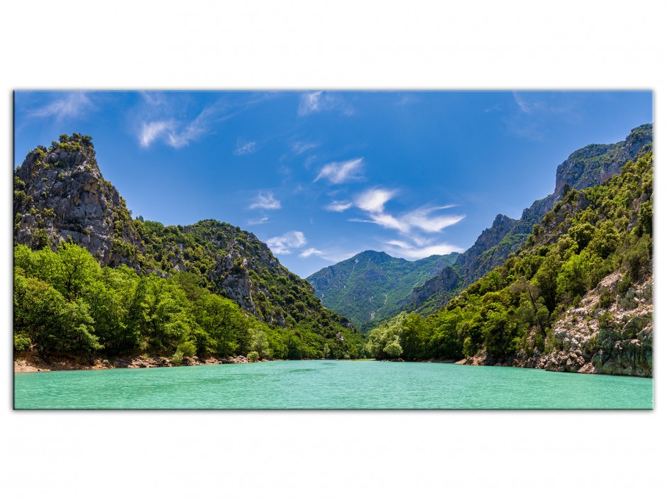 Tableau aluminium déco dans les Gorges du Verdon