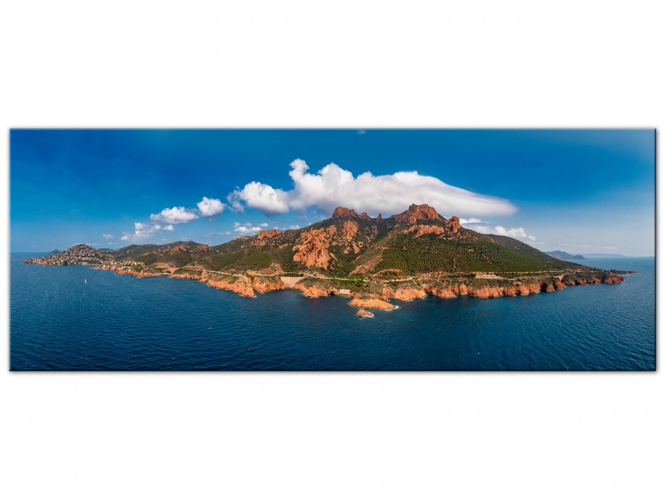 Tableau aluminium déco Les Calanques de l'Esterel