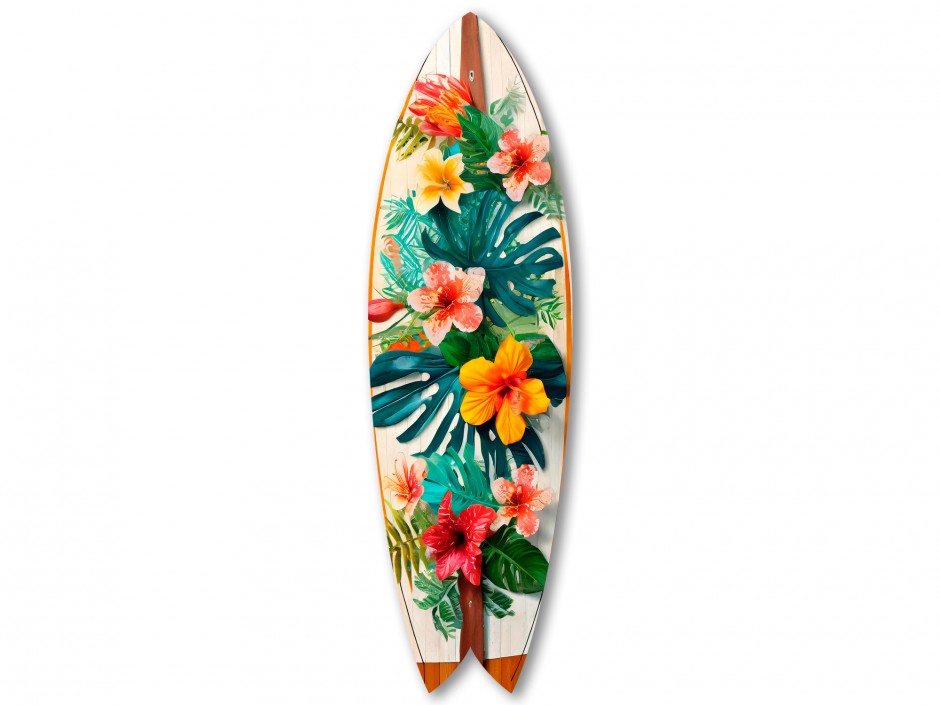 Planche Surf Décorative Vintage Style Rétro