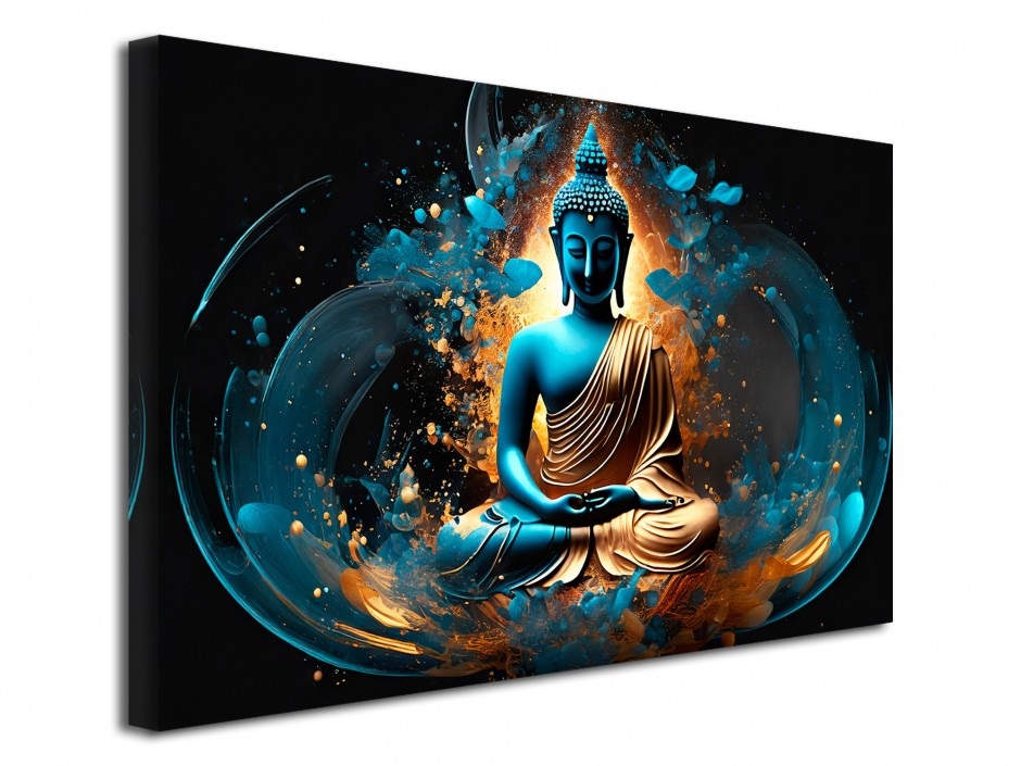 Tableau toile déco zen Illumination Bouddha