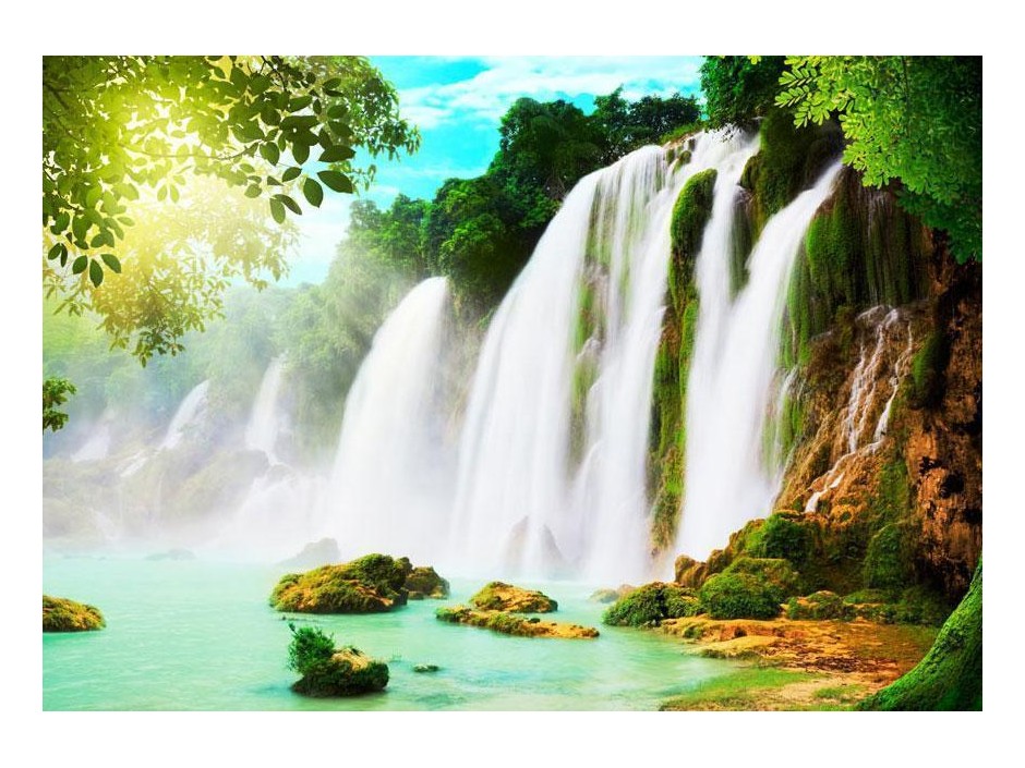 Papier peint - The beauty of nature: Waterfall