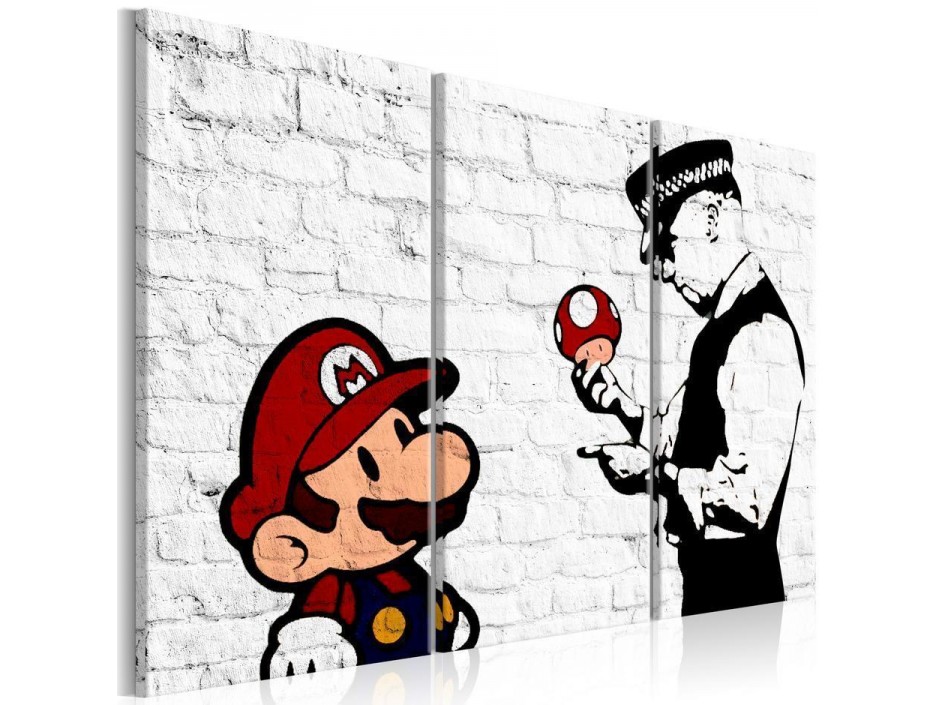Tableau - Mario Bros (Banksy)
