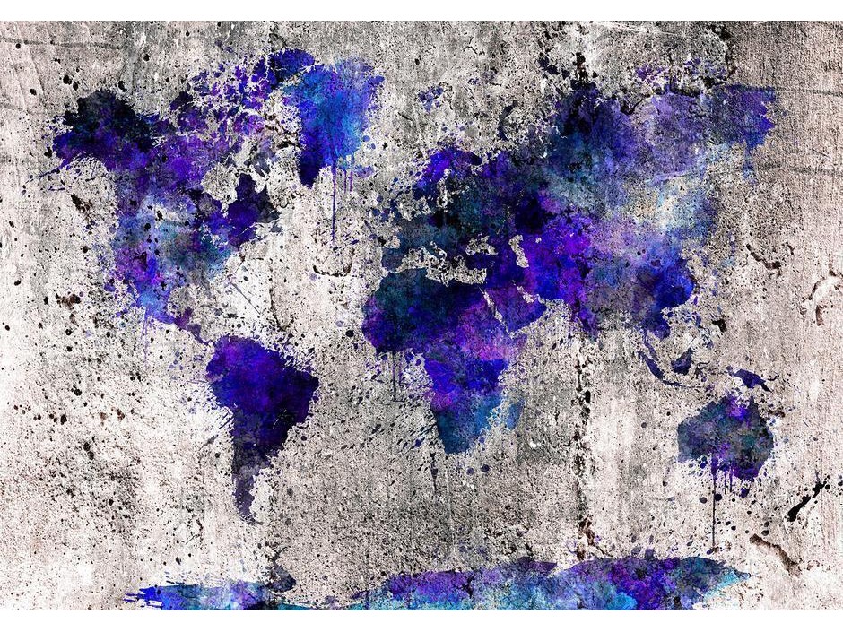 Papier peint - World Map: Ink Blots