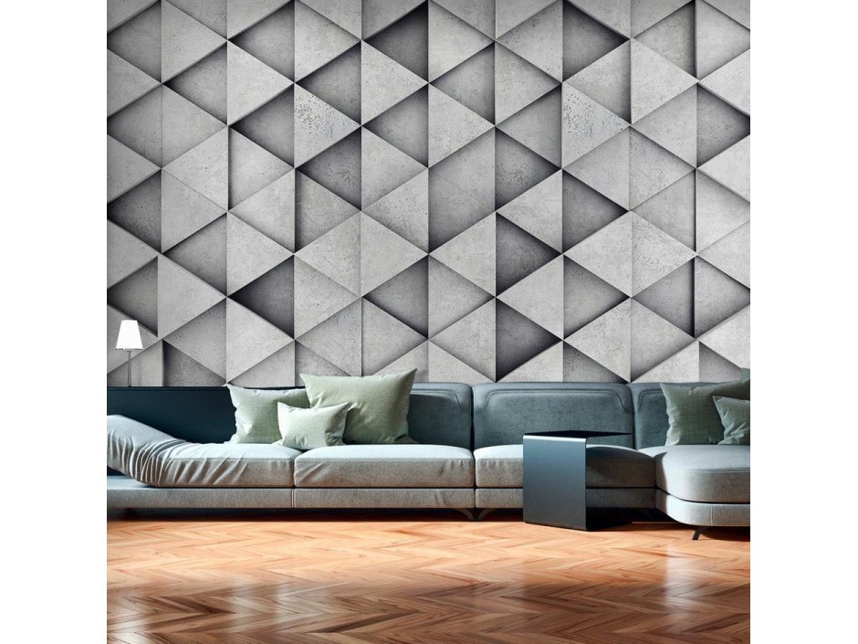 Papier peint - Grey Triangles