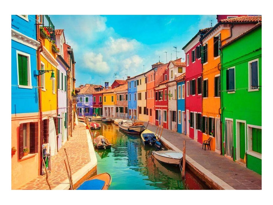 Papier peint - Colorful Canal in Burano