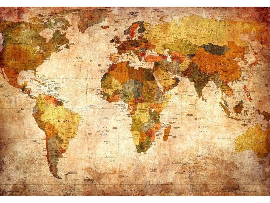 Papier peint - Old World Map