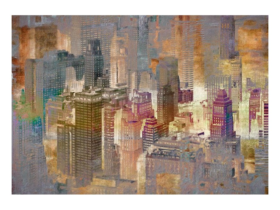 Papier peint - City in the mist
