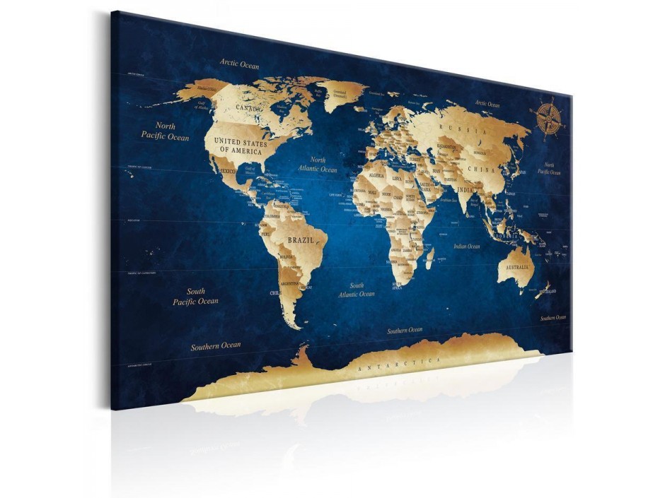 Tableau - World Map: The Dark Blue Depths
