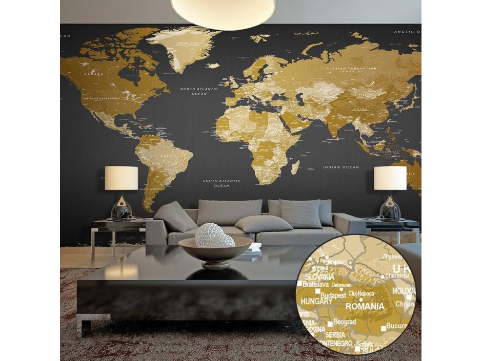 Papier peint - World Map: Modern Geography II