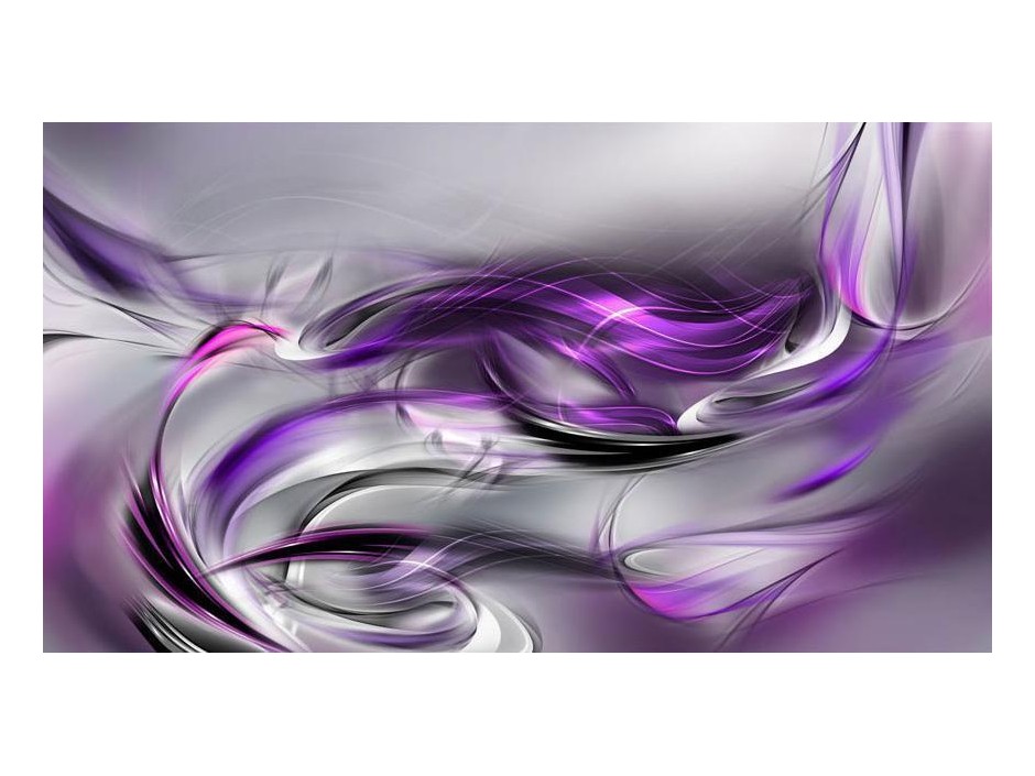 Papier peint - Purple Swirls II