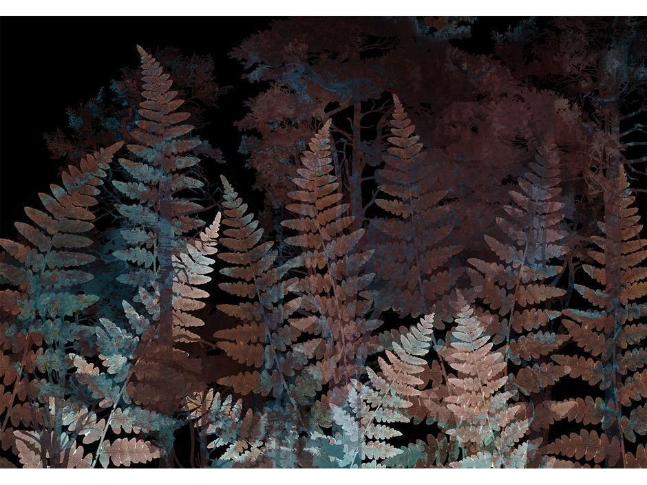 Papier peint - Ferns in the Woods - Third Variant