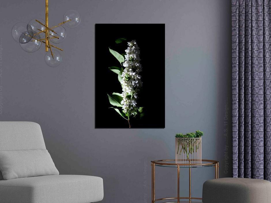 Tableau - White Lilacs (1 Part) Vertical