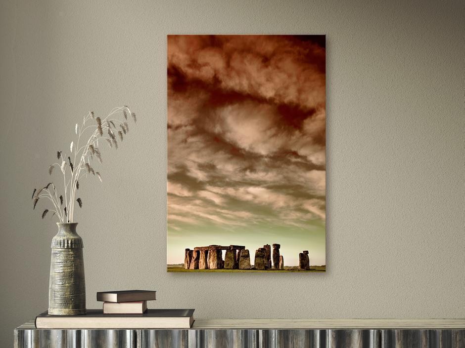 Tableau - Clouds Over Stonehenge (1 Part) Vertical