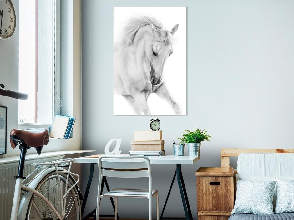 Tableau - White Horse (1 Part) Vertical