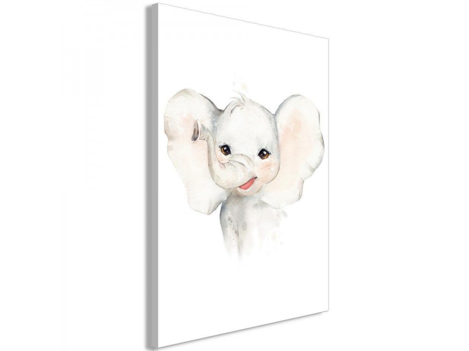 Tableau - Happy Elephant (1 Part) Vertical