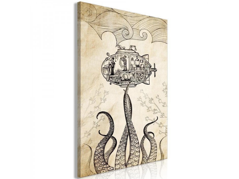 Tableau - Vintage Submarine (1 Part) Vertical