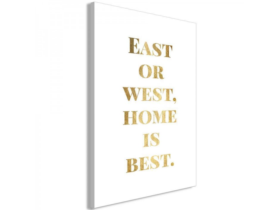 Tableau - Gold Home Is Best (1 Part) Vertical