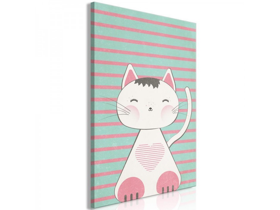 Tableau - Striped Kitten (1 Part) Vertical