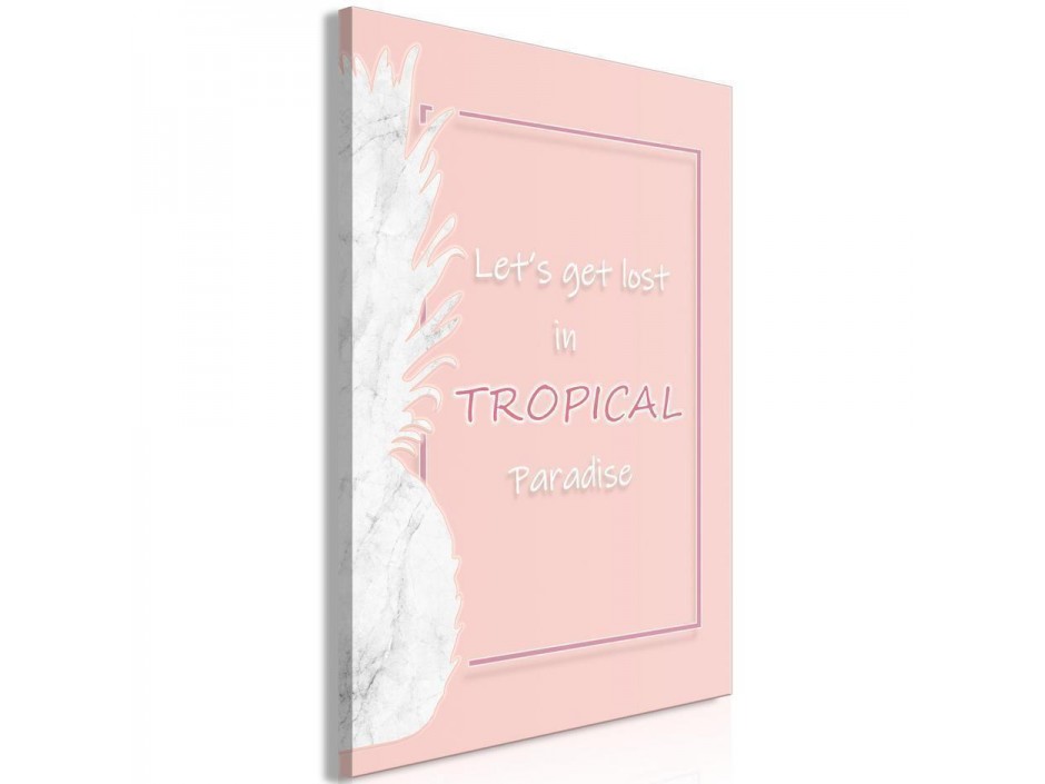 Tableau - Lets Get Lost in Tropical Paradise (1 Part) Vertical