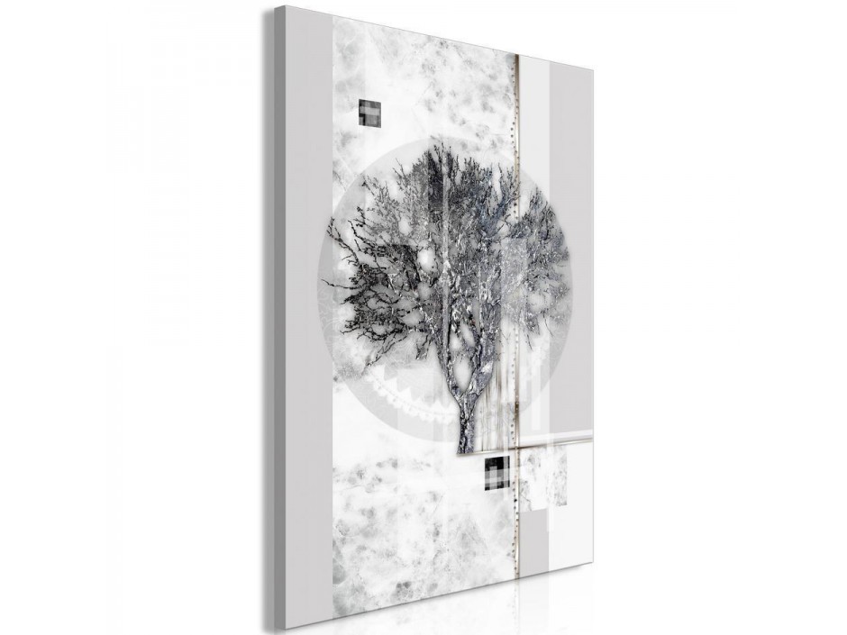 Tableau - Silver Tree (1 Part) Vertical