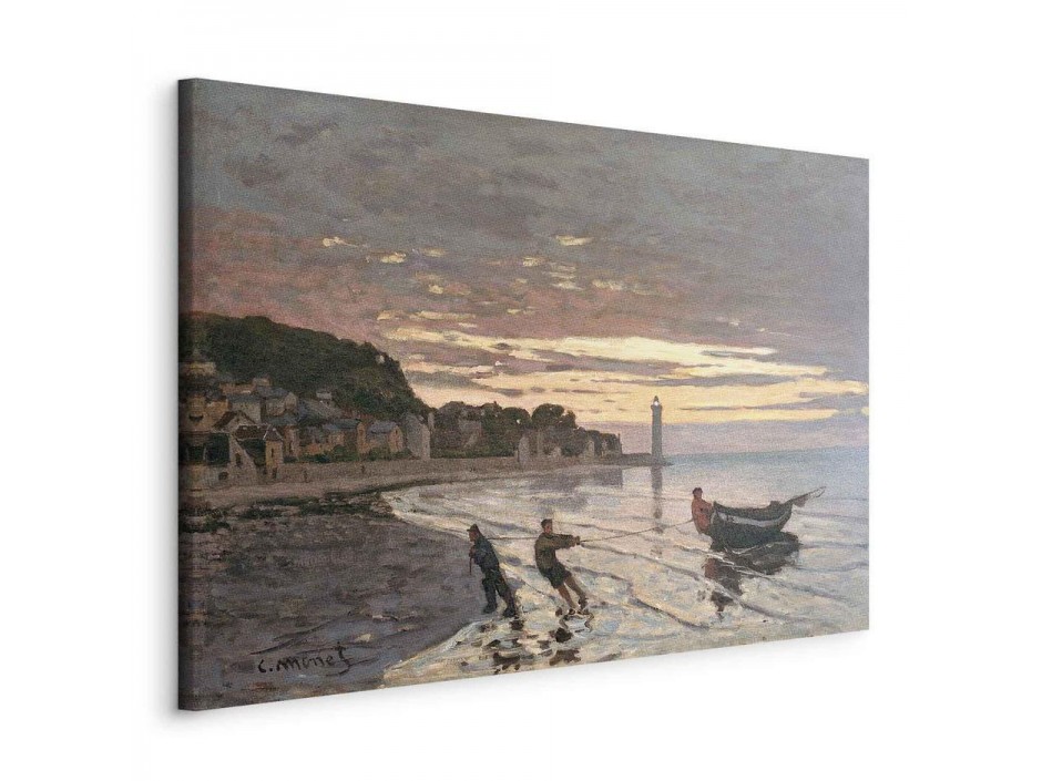 Tableau - Hauling a Boat Ashore, Honfleur