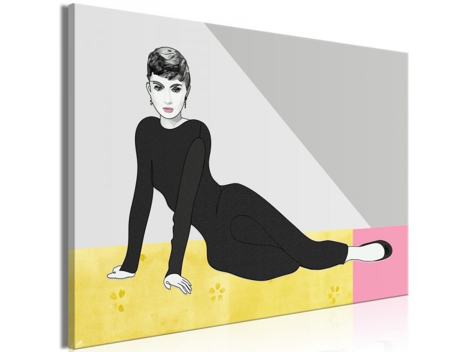 Tableau - Woman in Pastel Hue (1-part) - Film-Inspired Pop Art