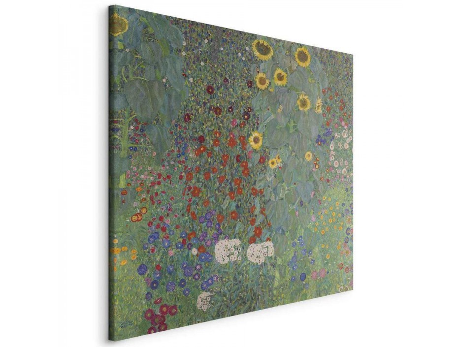 Tableau - Rural Garden With Sunflowers
