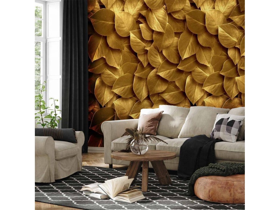 Papier peint - Golden Leaves